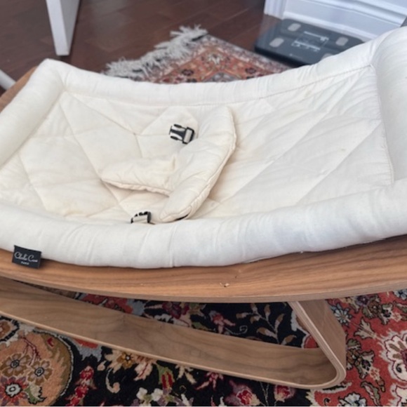 A.L.C. Other - A.L.C. Cream Baby Lounger with Wooden Base
